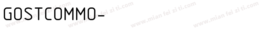 GOSTCOMMO字体转换