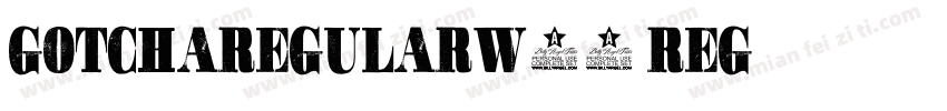 GotchaRegularW05-Reg字体转换