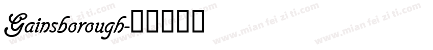 Gainsborough字体转换