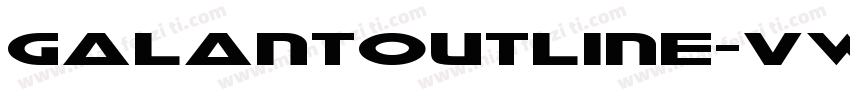 GalantOutline-vw7O字体转换