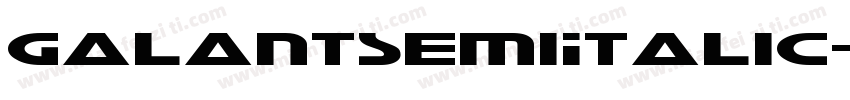 GalantSemiItalic-nB9J字体转换