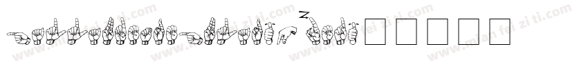 GallaudetRegular-qZe1字体转换