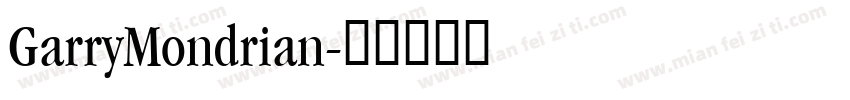 GarryMondrian字体转换