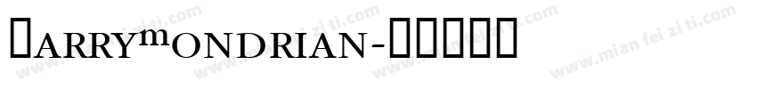 GarryMondrian字体转换