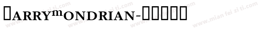 GarryMondrian字体转换