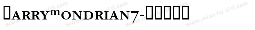GarryMondrian7字体转换