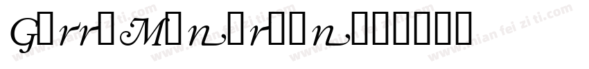 GarryMondrian字体转换