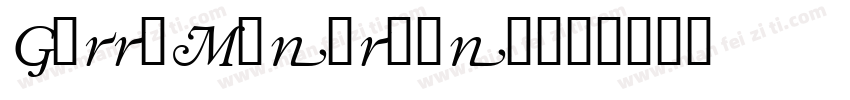 GarryMondrian7字体转换