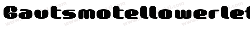 Gautsmotellowerleft-1jwL字体转换