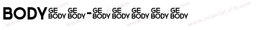 body字体字体转换