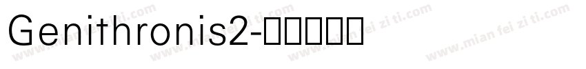 Genithronis2字体转换