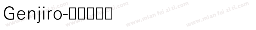 Genjiro字体转换