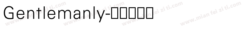 Gentlemanly字体转换