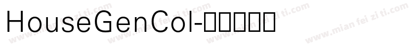 HouseGenCol字体转换