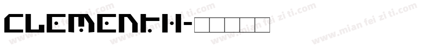clementh字体转换