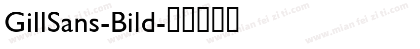 GillSans-Bild字体转换