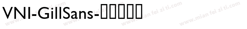 VNI-GillSans字体转换