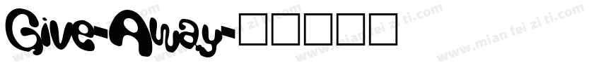 Give-Away字体转换