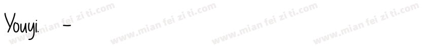 Youyi.鞠婉言字体转换