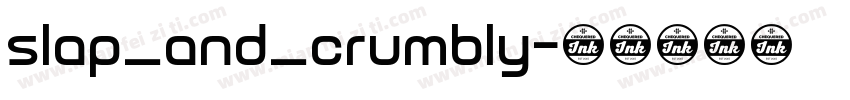 slap_and_crumbly字体转换