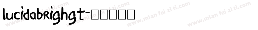 lucidabrighgt字体转换