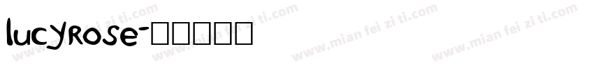 lucyrose字体转换