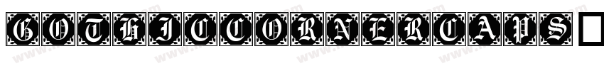 GothicCornerCaps字体转换