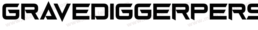 GravediggerPersonalUse-K7ayW字体转换