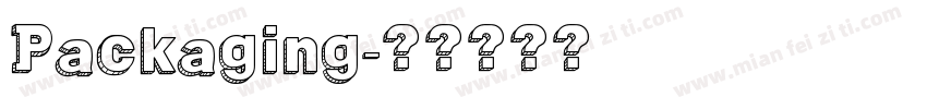 Packaging字体转换