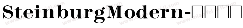 SteinburgModern字体转换