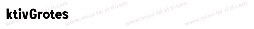 AktivGrotes字体转换