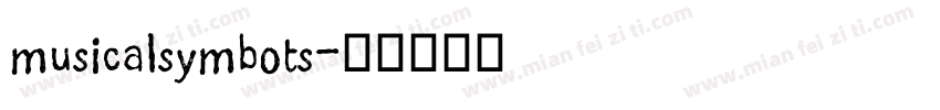 musicalsymbots字体转换