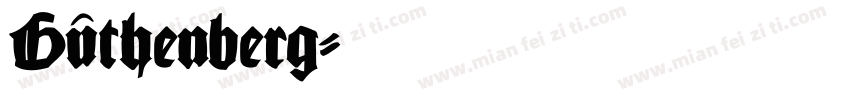 Guthenberg字体转换