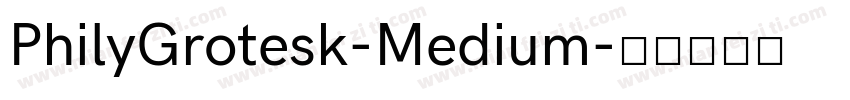 PhilyGrotesk-Medium字体转换