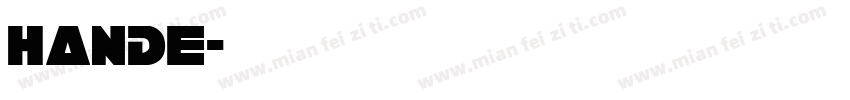 HANDE字体转换