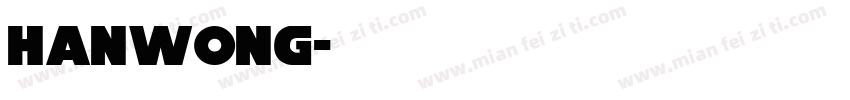 Hanwong字体转换