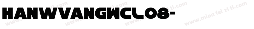HanwvangWCLo8字体转换