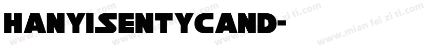 HanyiSentyCand字体转换