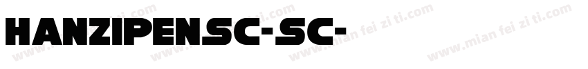 hanzipensc-sc字体转换