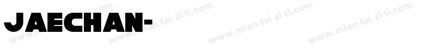 jaechan字体转换
