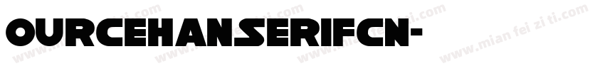 ourceHanSerifCN字体转换