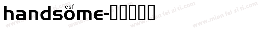 handsome字体转换