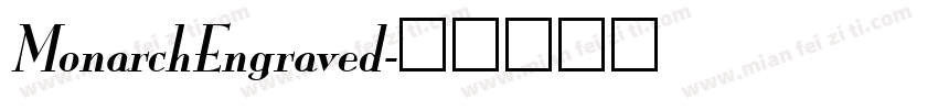 MonarchEngraved字体转换