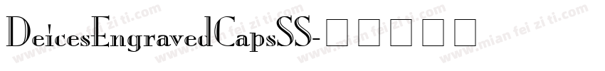DeicesEngravedCapsSS字体转换
