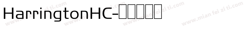 HarringtonHC字体转换