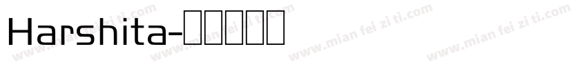 Harshita字体转换