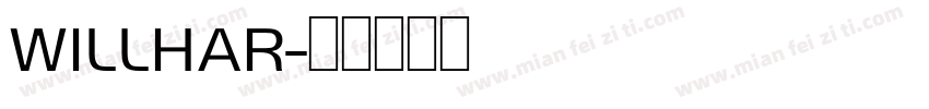 WILLHAR字体转换