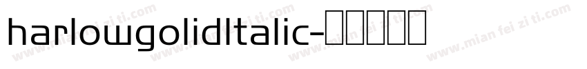 harlowgolidltalic字体转换