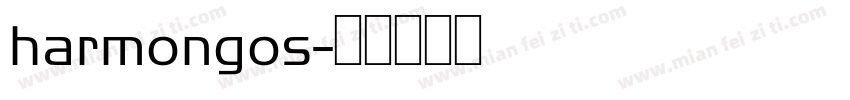 harmongos字体转换