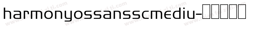 harmonyossansscmediu字体转换
